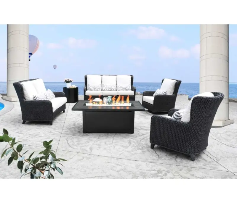 Hudson Wing Swivel Glider, view 4