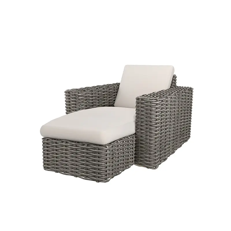 Mia Club Chair with Chaise Cushion, view 2