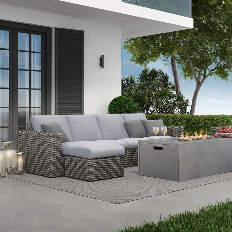 Mia XL Sofa with Chaise Cushion, view 4