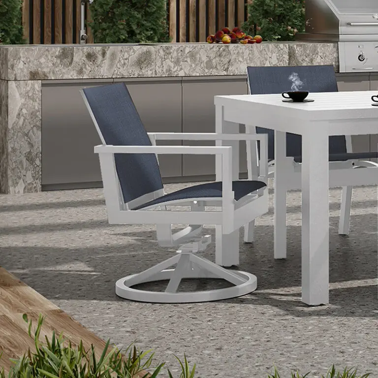 Palermo Sling Dining Swivel Rocker, view 2