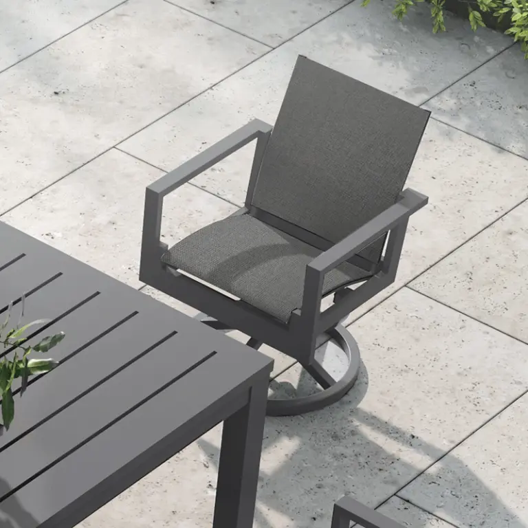 Palermo Sling Dining Swivel Rocker, view 3