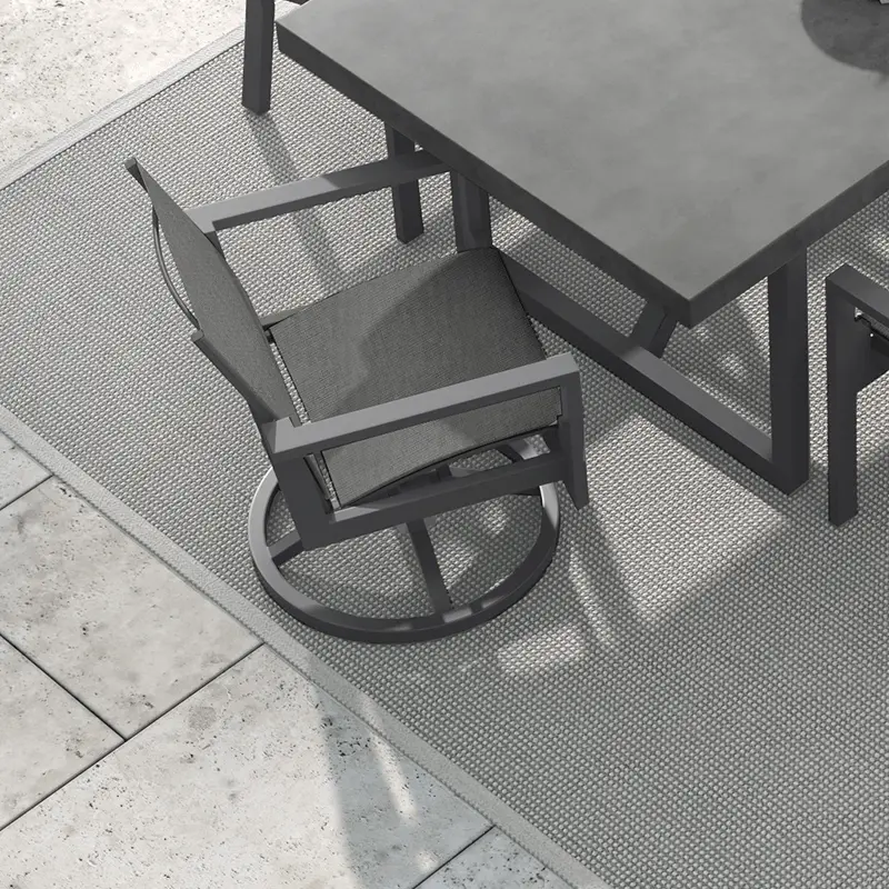 Palermo Sling Dining Swivel Rocker, view 4