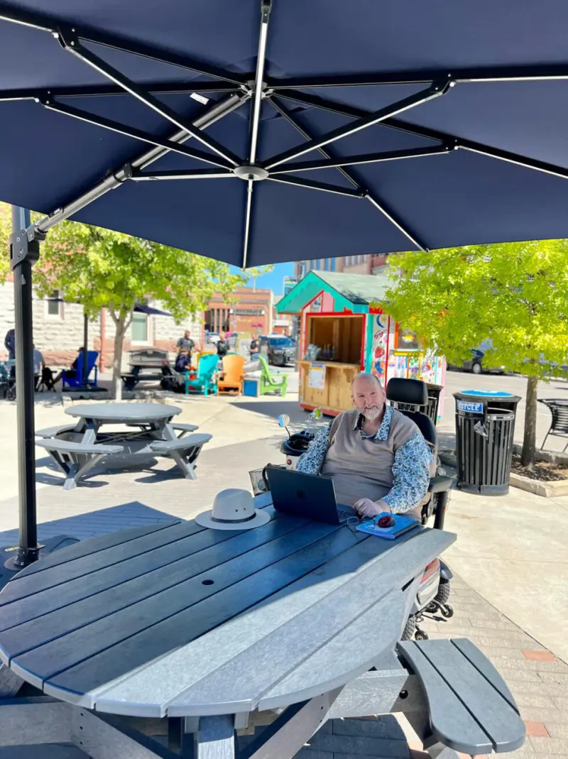 51″ Picnic Table (Wheelchair  Access), view 2