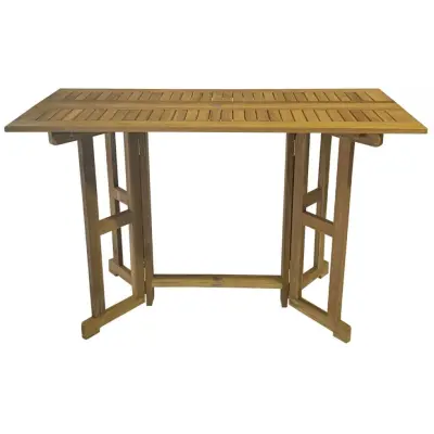 Teak Drop Leaf Table – Bar Height