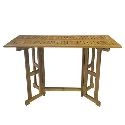 Teak Drop Leaf Table – Bar Height, view 4
