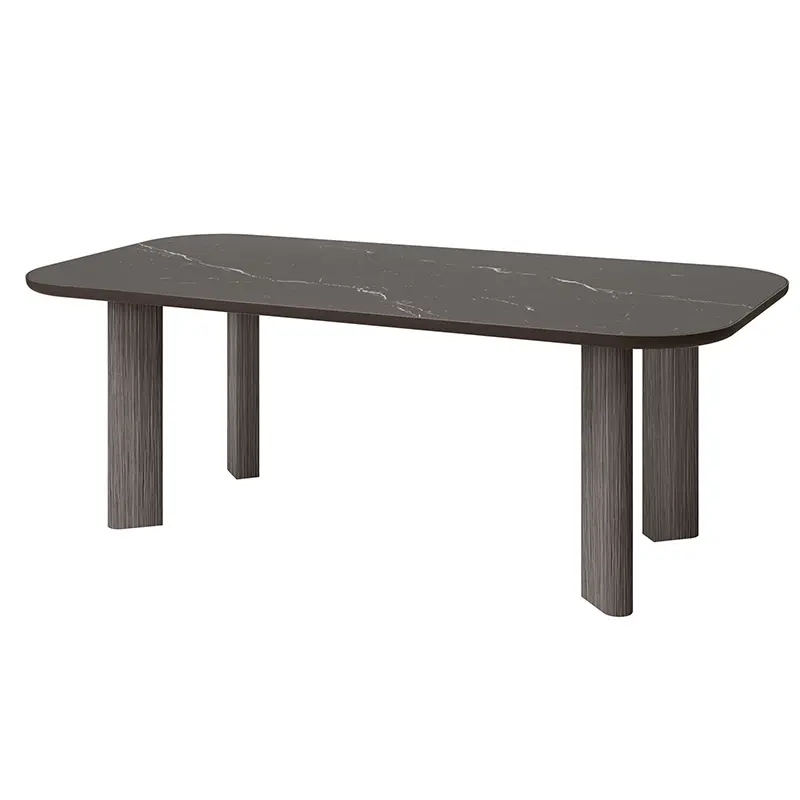 Forano Rectangular Dining Table Base + Aspen Top, view 2