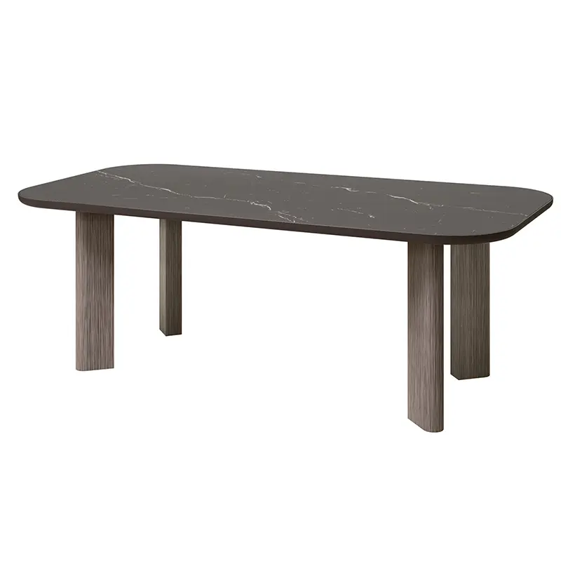 Forano Rectangular Dining Table Base + Aspen Top, view 3